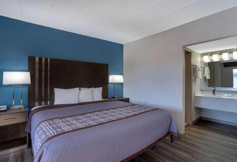 חדר דחוקס עם מיטת קינג, Motel 6 Burlington