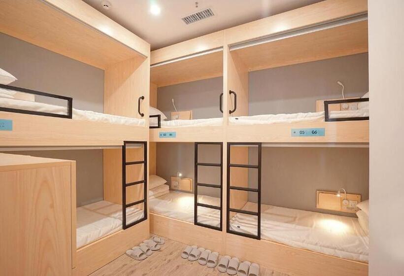 Cama em Quarto Compartilhado, Swan S Journey International Youth Hostel   Changsha Wuyi Square Ifs Ifc