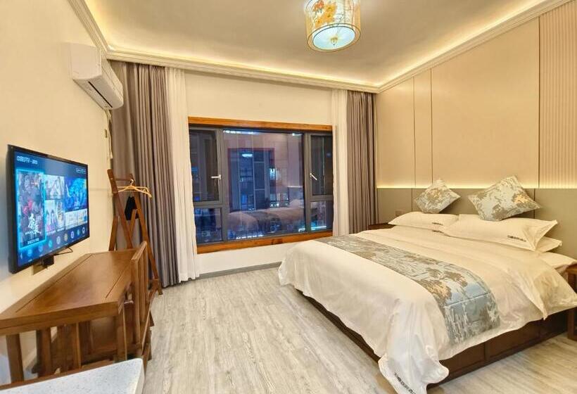Номер Deluxe Кровать Кинг, Zhangjiajie Borui Hotel   Tianmen Mountain