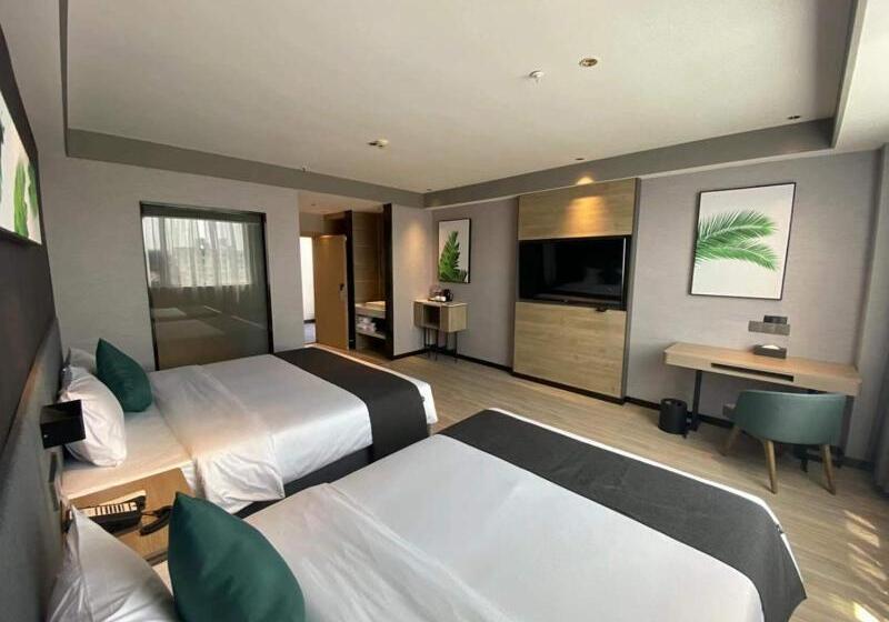 Семейный Номер, Thank Inn Plus Xinyang Gushi Liaocheng Avenue
