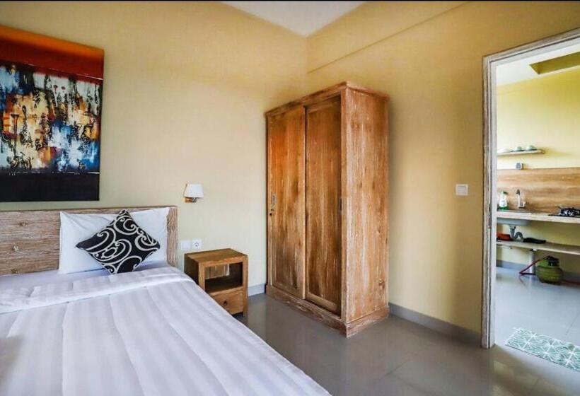 Номер Стандарт с Террасой, Utu Ubud Apartments/ 3rd Floor: Modern Studio In Most Center