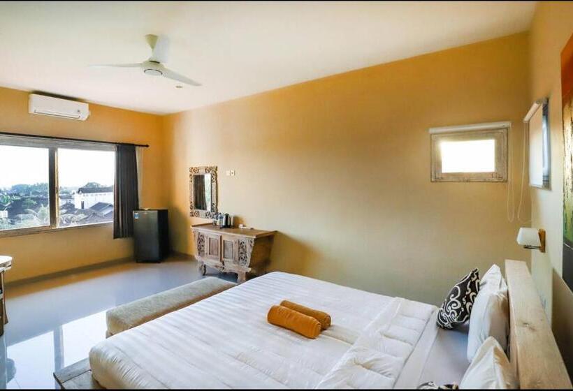Номер Стандарт с Террасой, Utu Ubud Apartments/ 3rd Floor: Modern Studio In Most Center