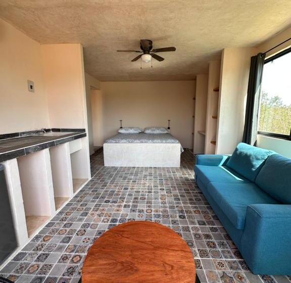 Полулюкс Одноместный с Террасой, Xbalche Eco Hotel & Rv Park