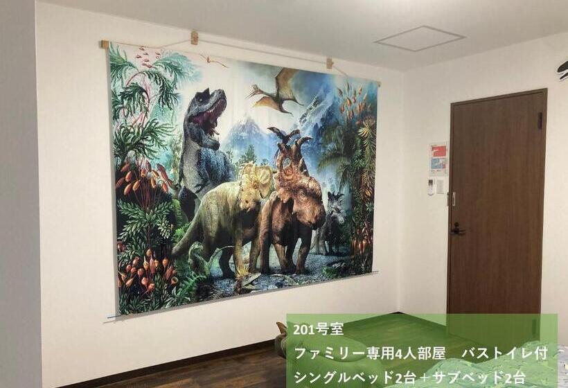 Четырехместный Номер Стандарт, 11月フルリフォーム 12月オープン恐竜一色ゲストハウスdinosaur Guesthouse