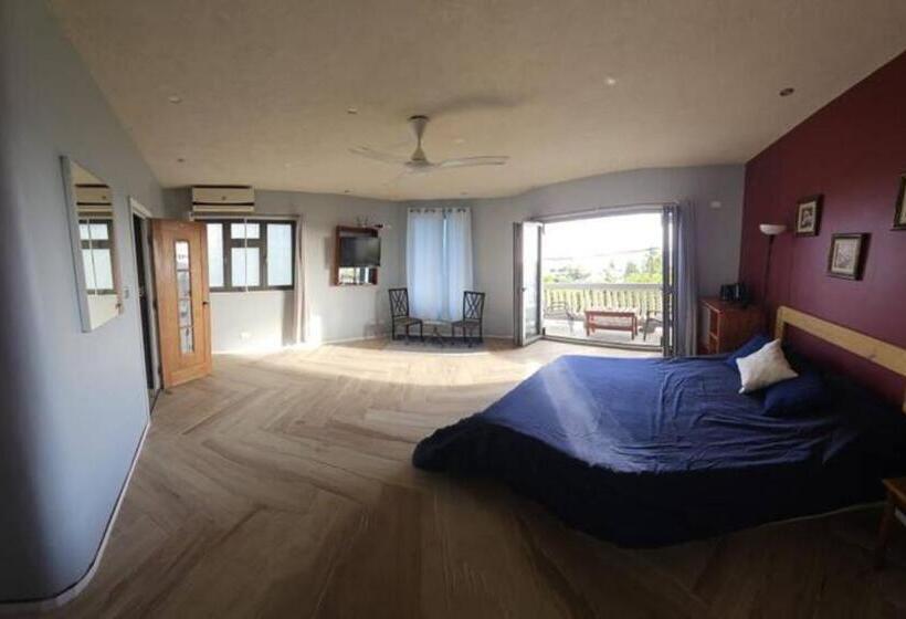 اتاق لوکس با بالکن و چشم‌انداز دریا, Shkyblue Suites