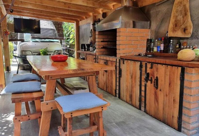 침실 2개 주택, Blue House Cabaña   Departamento   Habitación