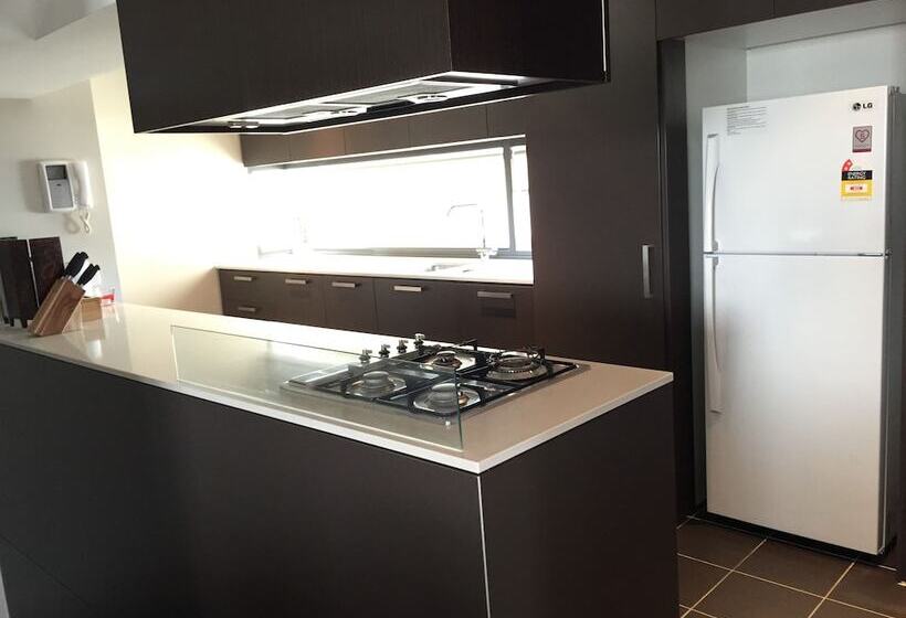 침실 2개 디럭스 아파트, Harbour Town Apartment