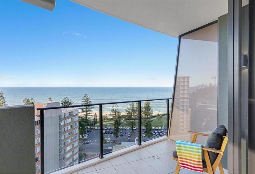 آپارتمان 3 خوابه با چشم‌انداز دریا, Ambience On Burleigh Beach