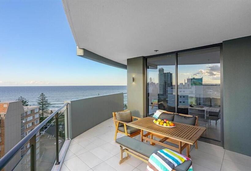 آپارتمان 3 خوابه با چشم‌انداز دریا, Ambience On Burleigh Beach