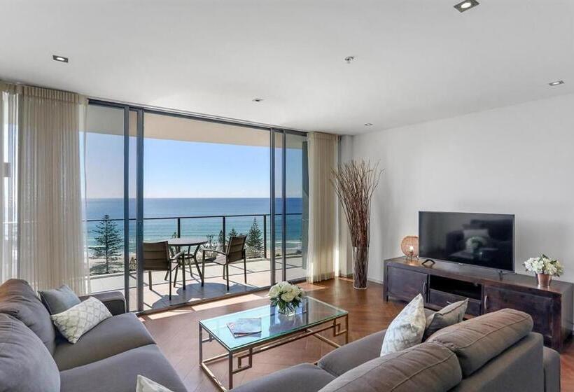 آپارتمان ممتاز دوخوابه رو به دریا, Ambience On Burleigh Beach