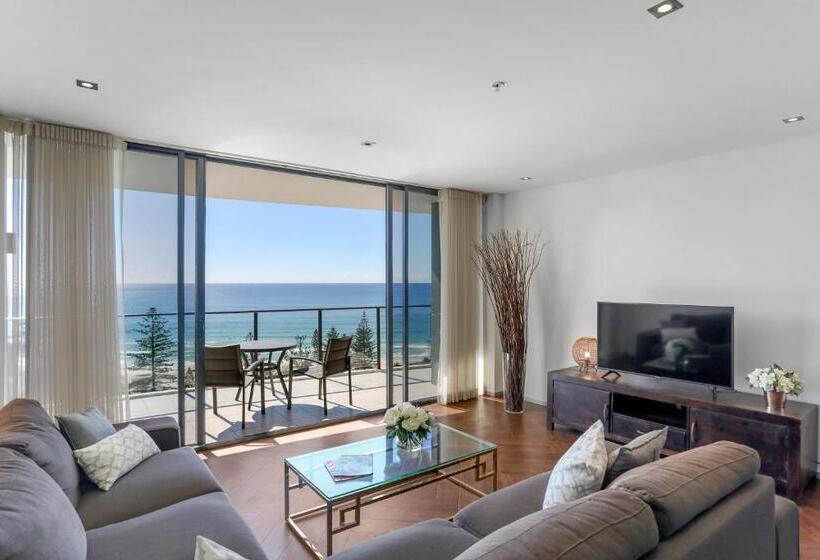 آپارتمان ممتاز دوخوابه رو به دریا, Ambience On Burleigh Beach