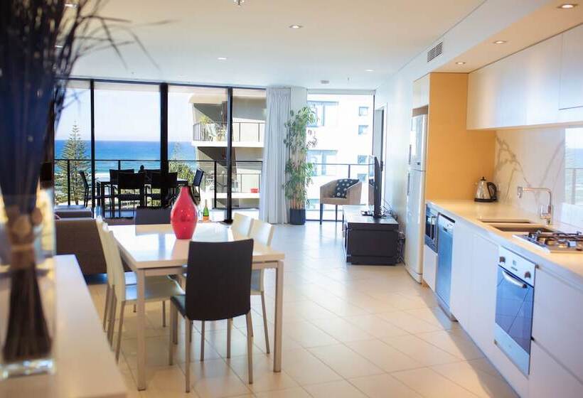 آپارتمان 1 خوابه با چشم‌انداز دریا, Ambience On Burleigh Beach
