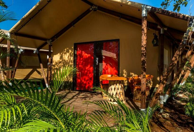ガーデンビュースタンダードルーム, Serenity Authentic Glamping Tulum