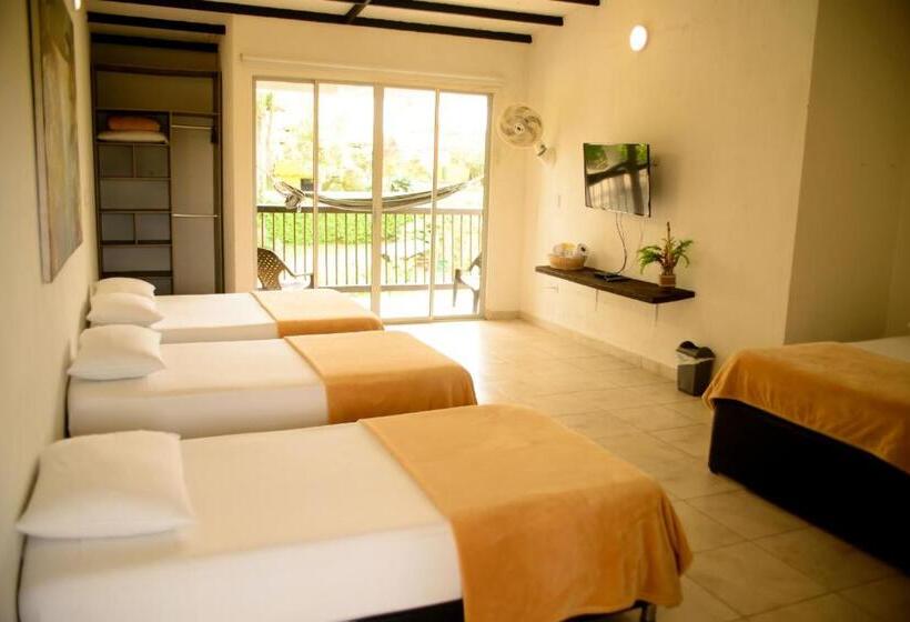 패밀리 룸, Finca Hotel Loma Verde