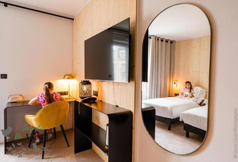 اتاق پنج‌تخته استاندارد, Hôtel Le Patio De Victor, Lorient