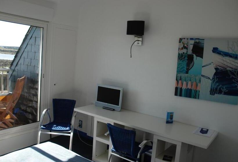 חדר סטנדרט נוף לים עם מרפסת, Le Sterenn