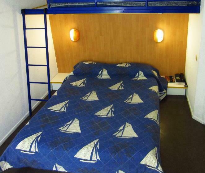 اتاق استاندارد سه نفره, Hôtel Noctuel Blois Sud