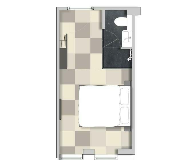 标准间, Easyhotel Amsterdam Arena Boulevard