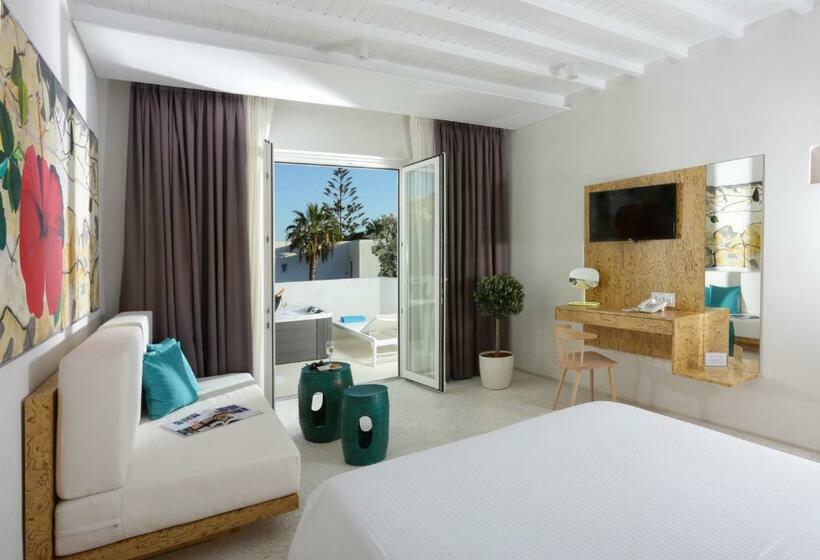 سوئیت با وان آب گرم, Mykonos Dove Beachfront