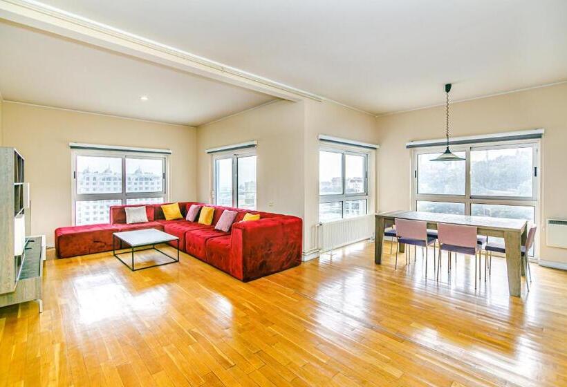 带1个卧室带花园景观的公寓, Sea View Hotel Apart