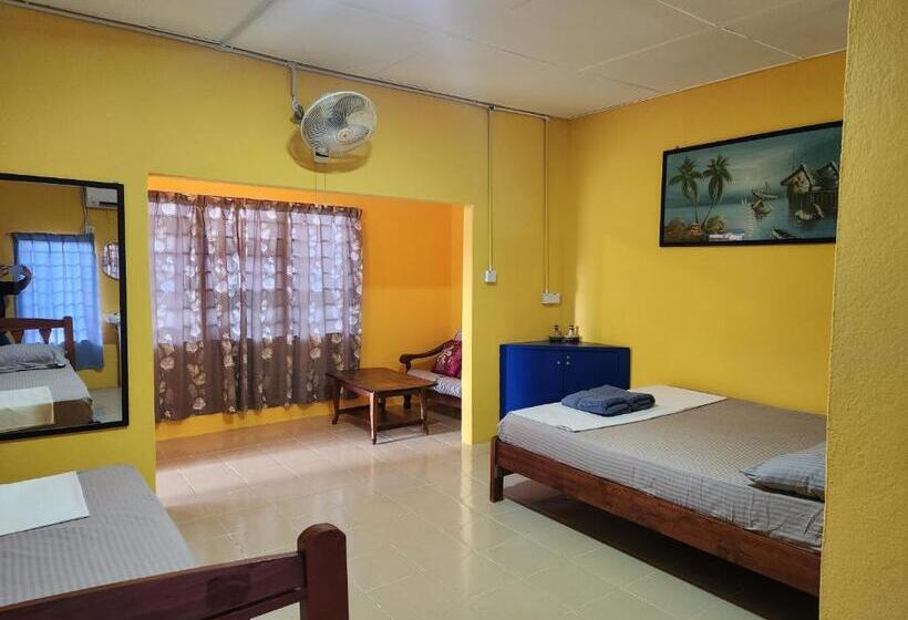 غرفة عائلية, Gecko Guesthouse