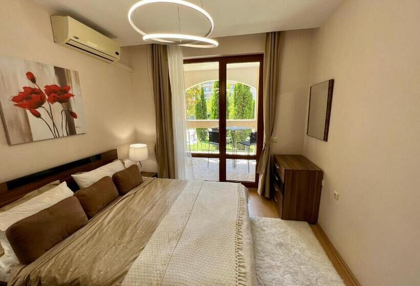 Апартаменты 1 Спальня Вид на Сад, Luxury Sveti Vlas Beach Apart