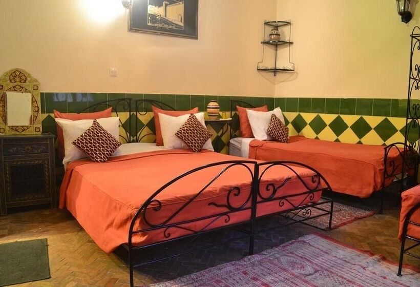 اتاق استاندارد چهار تخته, Riad Hôtel Belleville Marrakech