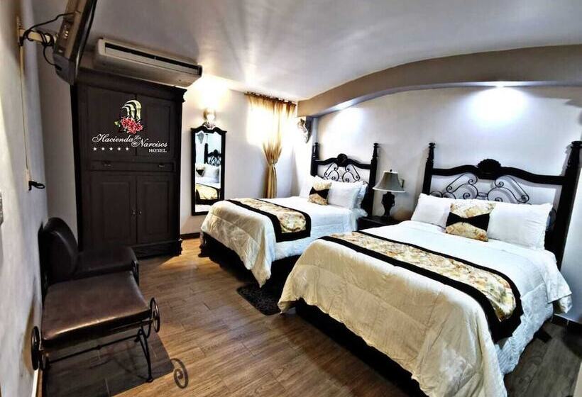 Standaardkamer met 2 Tweepersoonsbedden, Hacienda Los Narcisos