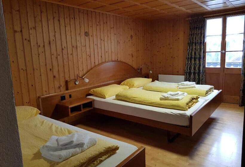 اتاق استاندارد چهارنفره با سرویس بهداشتی مشترک, Gasthaus Waldhaus