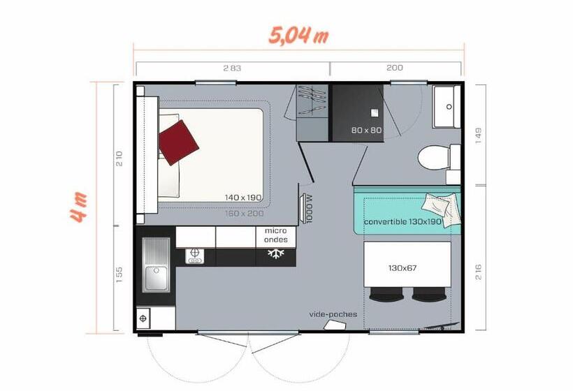 Студия Deluxe, Motel  Bungalow & Chaletpark De Brenkberg