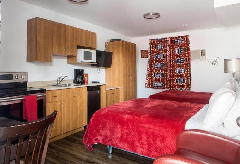 ２ダブルベッドのスタンダードルーム, Auberge Motel La Référence