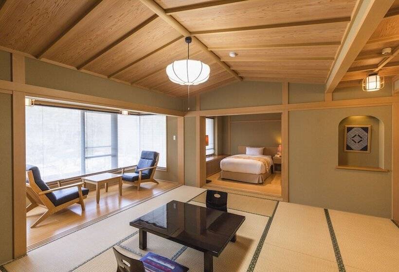 Четырехместный номер Премиум, Tsuta Onsen Ryokan