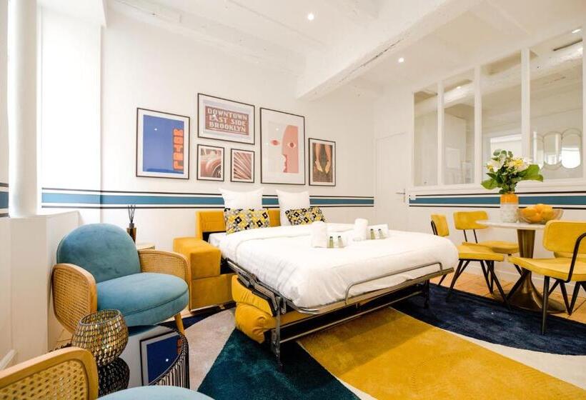 آپارتمان لوکس 1 خوابه, Kaza Bella   Haut Marais Modern Flat With Small Pool