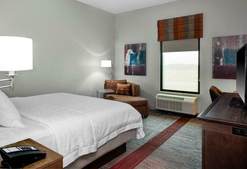 Номер Стандарт Кровать Кинг Адаптированный для Инвалидов, Hampton Inn & Suites Pittsburg Kansas Crossing