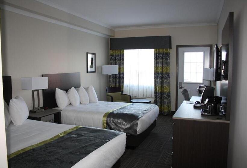 חדר סטנדרט שתי מיטות זוגיות, Crossroads Inn & Suites