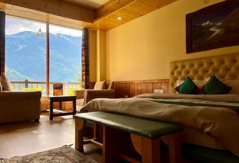 디럭스 룸, Goroomgo Hotel Bd Resort Manali   Excellent Stay With Family, Parking Facilities