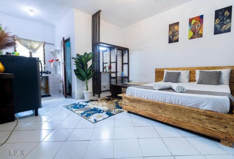 آپارتمان 1 خوابه با چشم‌انداز استخر, Cool Breeze Studio