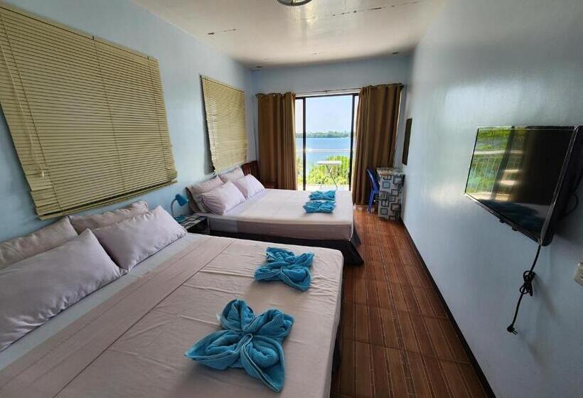 带海景标准四人间, Islandview Whitehouse   Camotes