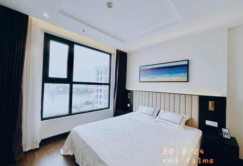 带2个卧室带海景的公寓, Sunset House   Căn Hộ Dịch Vụ Trong Khách Sạn Best Western Premier Sapphire Ha Long