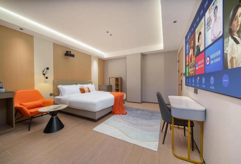 Quarto Deluxe Individual, Guangzhou Yashe International Apartment