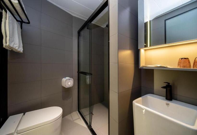 Quarto Estandar 2 Camas Casal, Guangzhou Yashe International Apartment