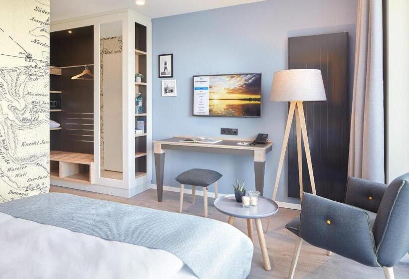 オーシャンビューのスタンダードシングルルーム, Küstenperle Strandhotel & Spa