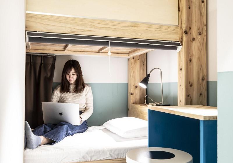 Кровать в Общей Комнате, Hafh Fukuoka The Life   Hostel