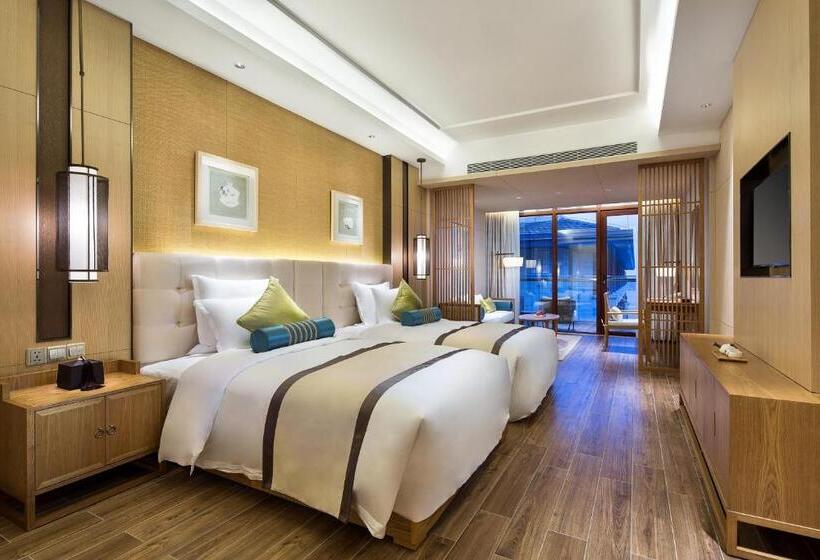디럭스 룸 바다 전망, Wyndham Grand Plaza Royale Wenchang