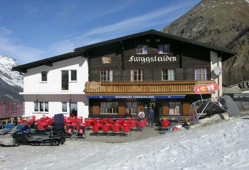 اتاق استاندارد با سرویس بهداشتی مشترک, Berghotel Furggstalden