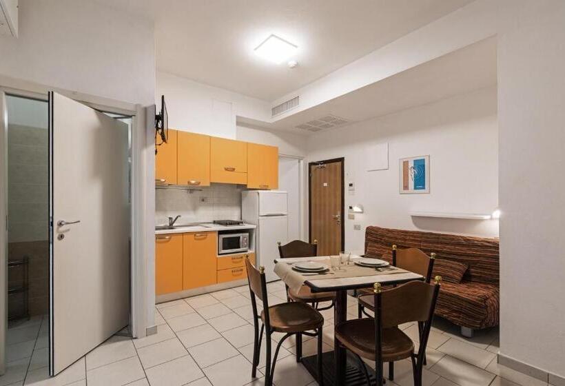 Апартаменты 1 Спальня с Балконом, Residence  Das Nest