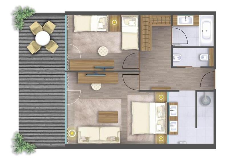 Family Suite, Alpine Spa Resort Viktoria