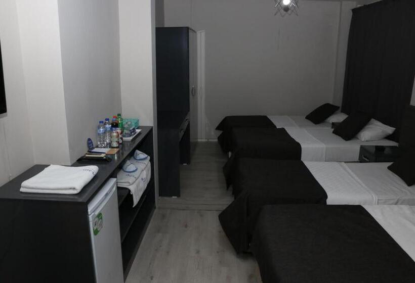 اتاق استاندارد سه تخته با چشم‌انداز باغ, Asus Palmiye Otel