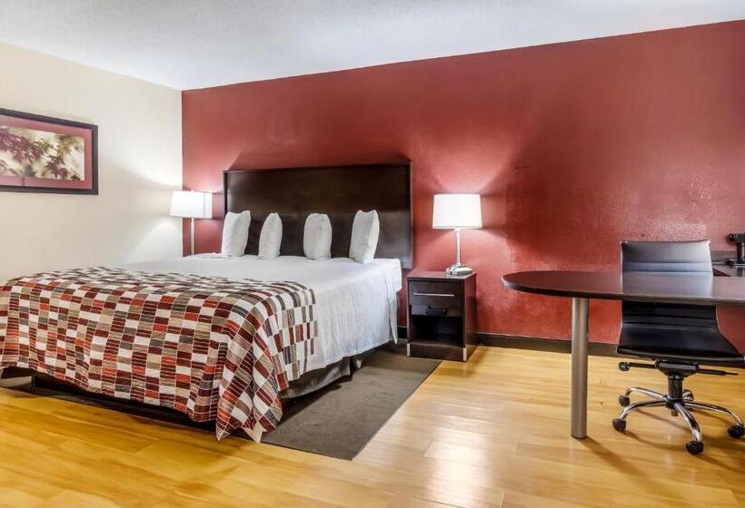 带大床的高级房间, Red Roof Inn Chicago  Alsip