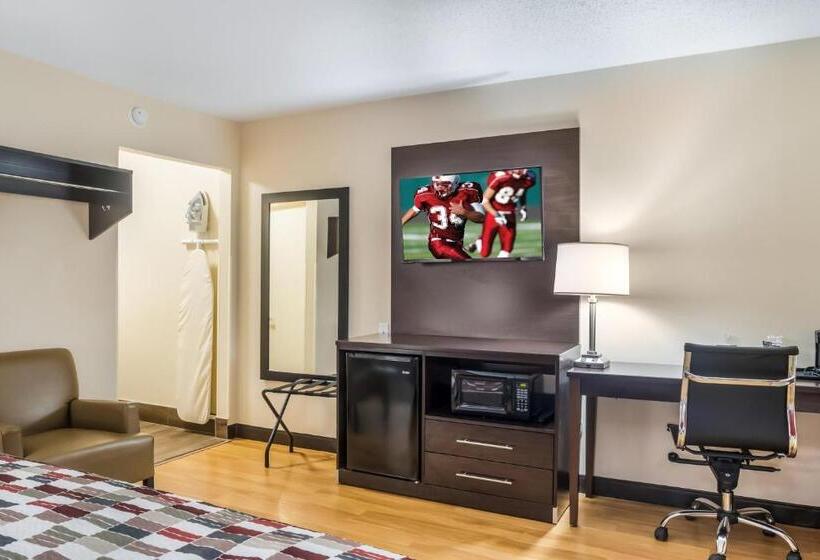 带大床的豪华间, Red Roof Inn Chicago  Alsip